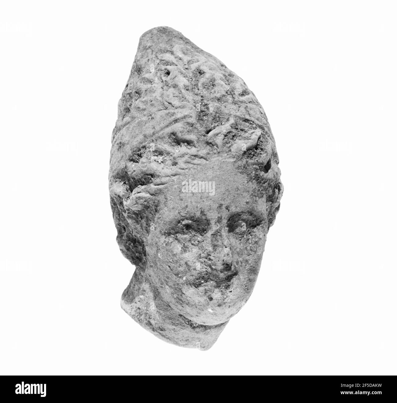 Tête avec Melon Coiffure et Kekryphalos. Inconnu Banque D'Images