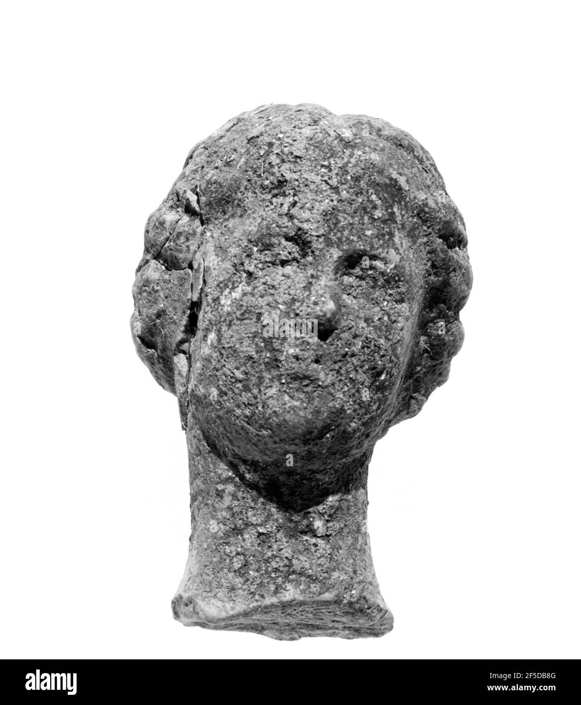 Tête avec ciffure Kinidian. Inconnu Banque D'Images