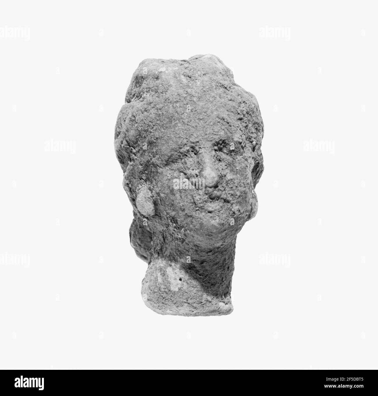 Tête avec coiffure Melon. Inconnu Banque D'Images