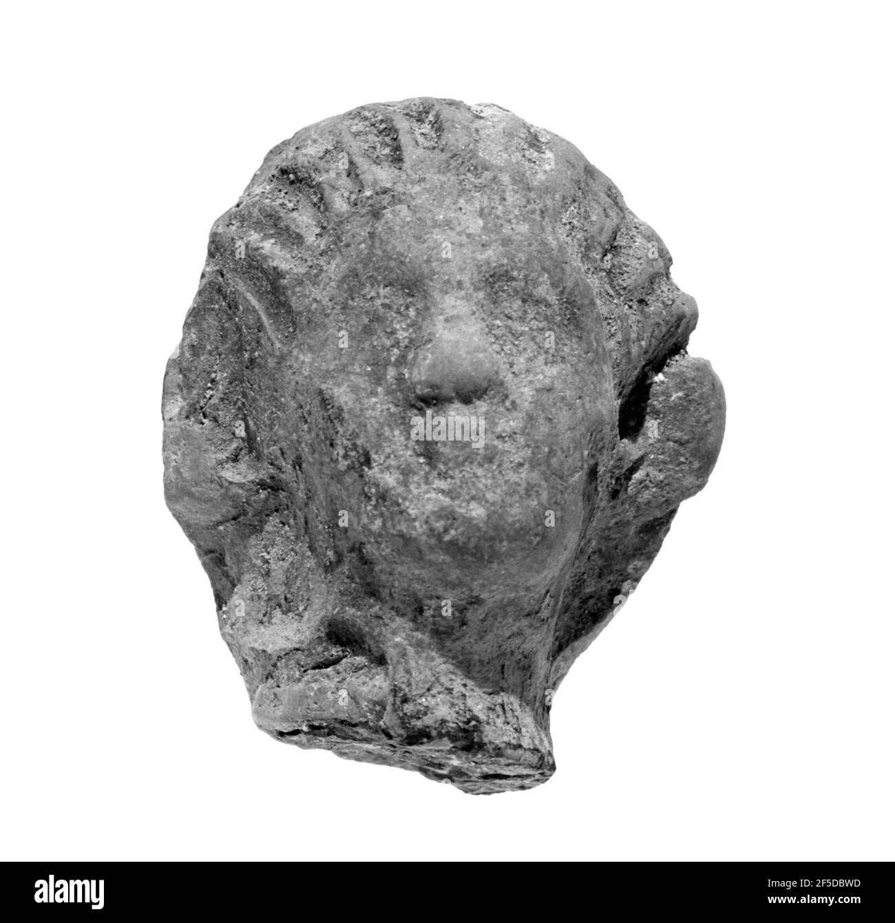 Tête avec Melon Coiffure et Kekryphalos. Inconnu Banque D'Images