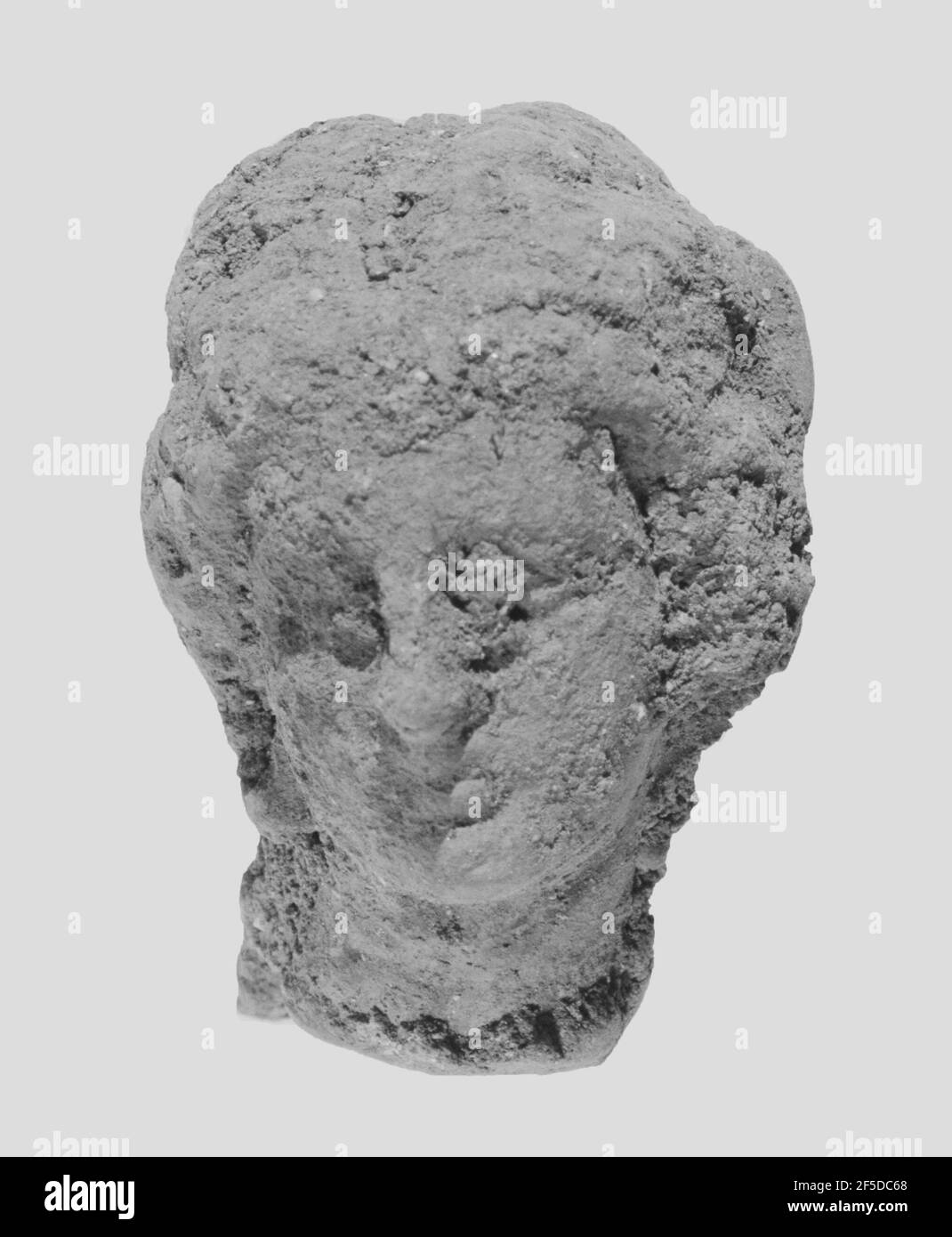 Tête avec coiffure Melon. Inconnu Banque D'Images