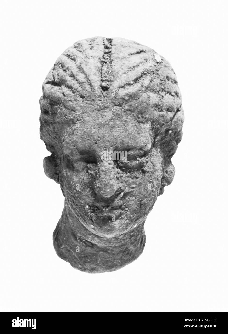 Tête avec ciffure Kinidian. Inconnu Banque D'Images