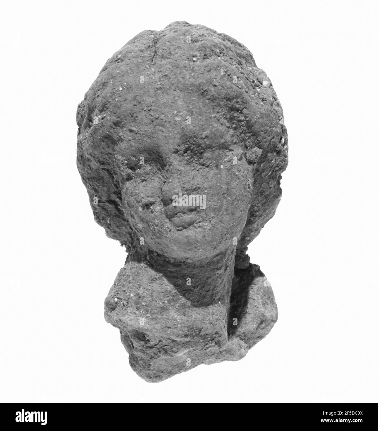 Tête femelle avec ciffure Kinidian. Inconnu Banque D'Images