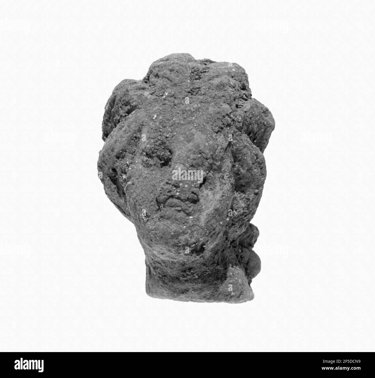 Tête avec coiffure Melon. Inconnu Banque D'Images