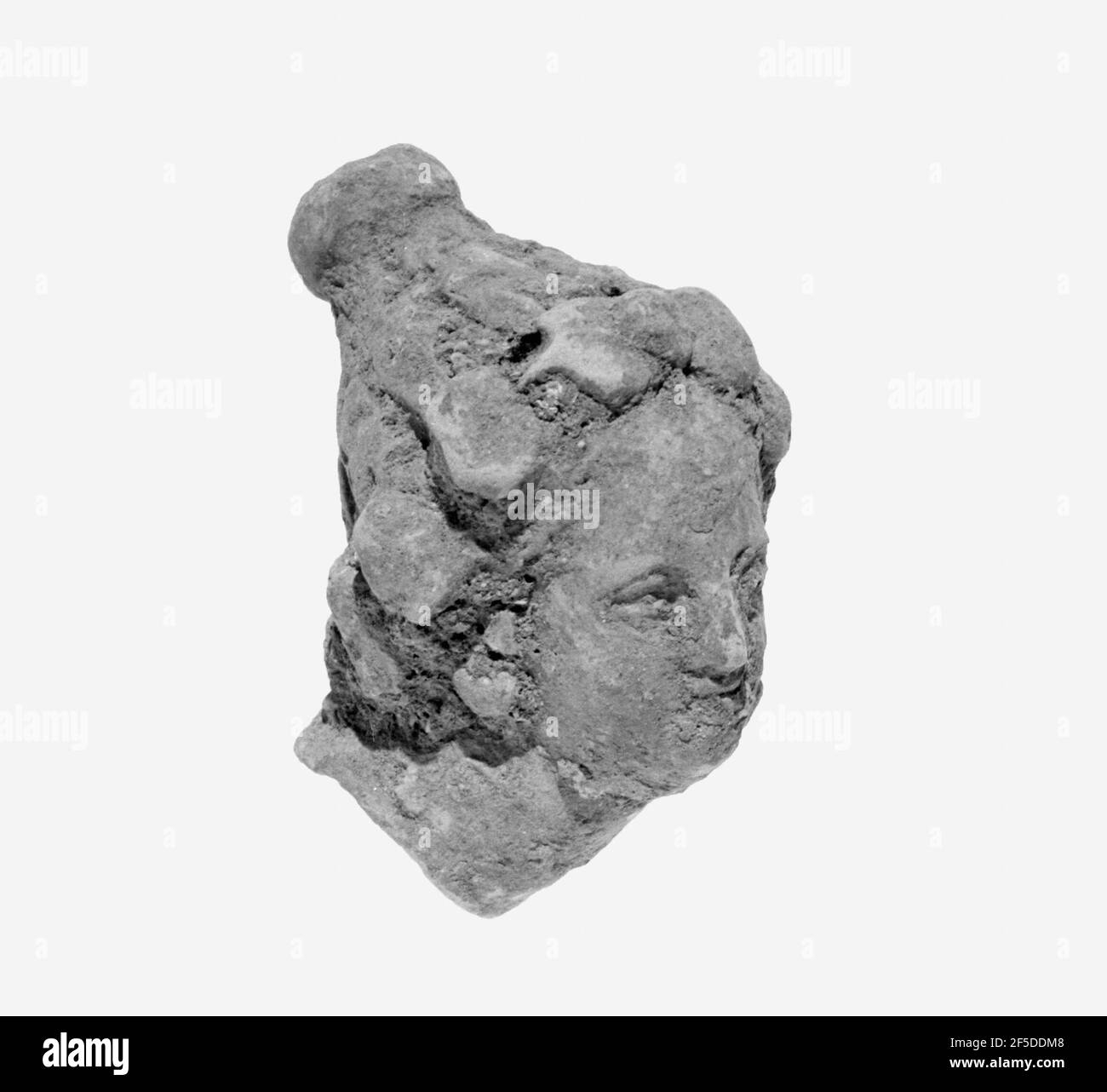 Dirigez-vous avec Melon Coiffure et Wreath. Inconnu Banque D'Images