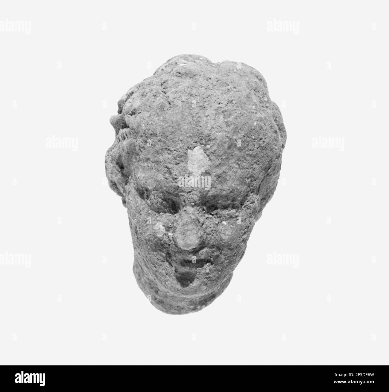 Tête avec coiffure Melon. Inconnu Banque D'Images