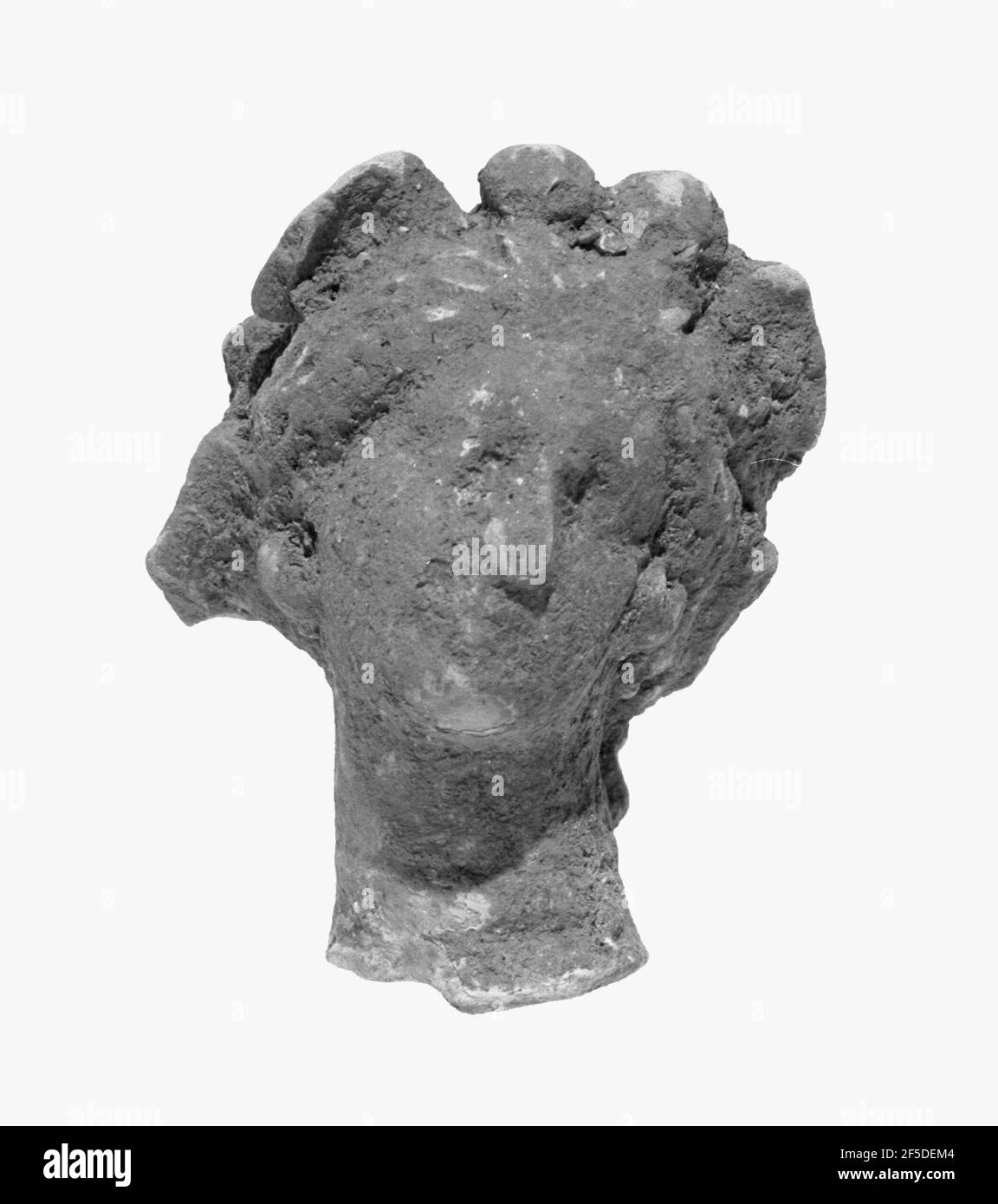 Dirigez-vous avec Melon Coiffure et Wreath. Inconnu Banque D'Images