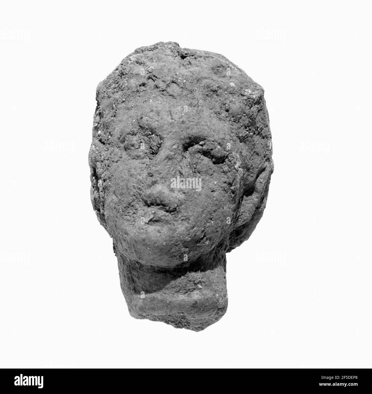 Tête avec Melon Coiffure et Kekryphalos. Inconnu Banque D'Images