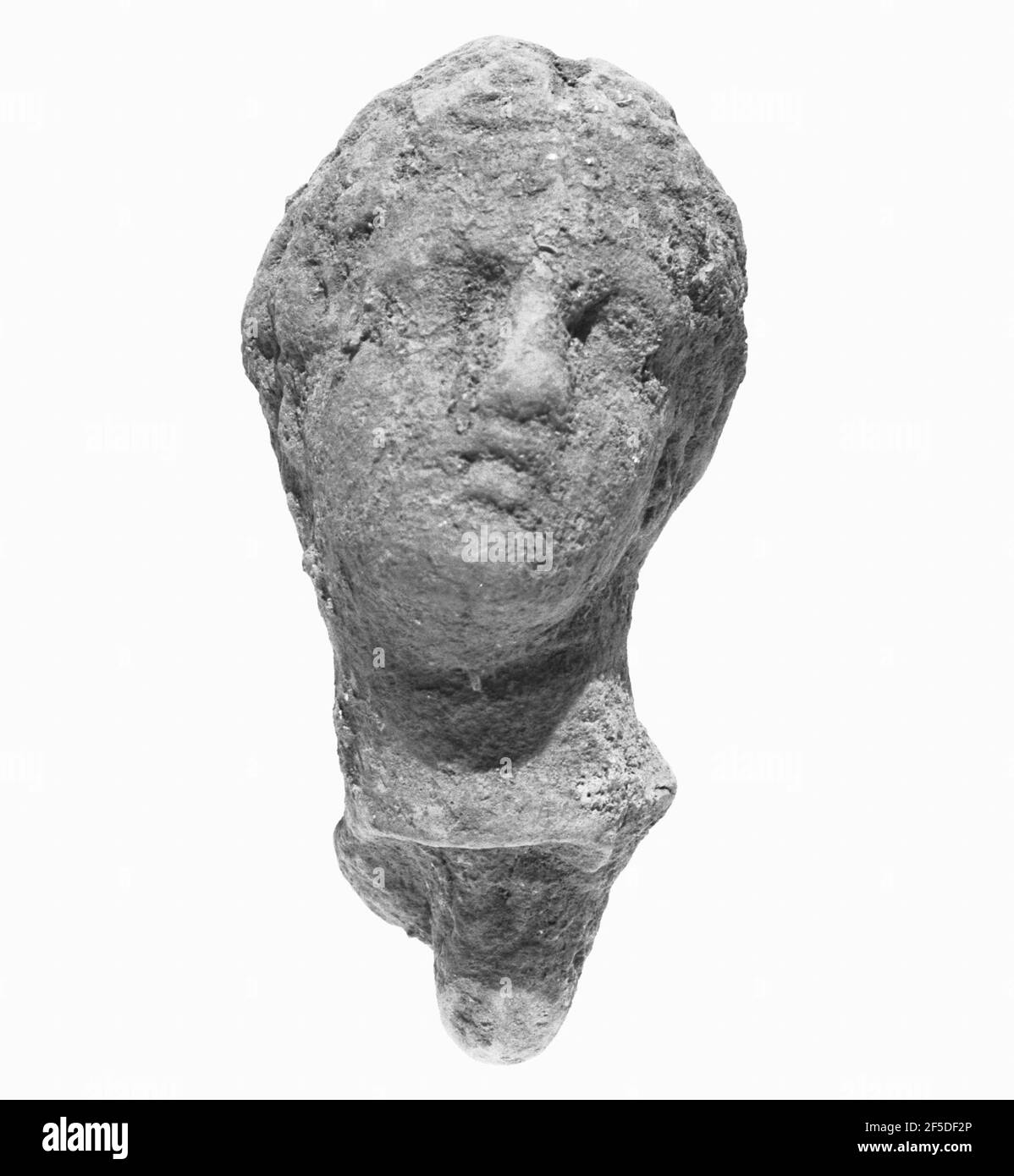 Tête avec ciffure Kinidian. Inconnu Banque D'Images