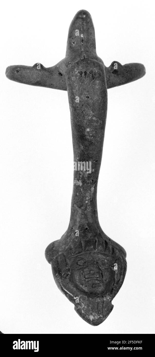 Poignée avec borne frontale. Inconnu Banque D'Images