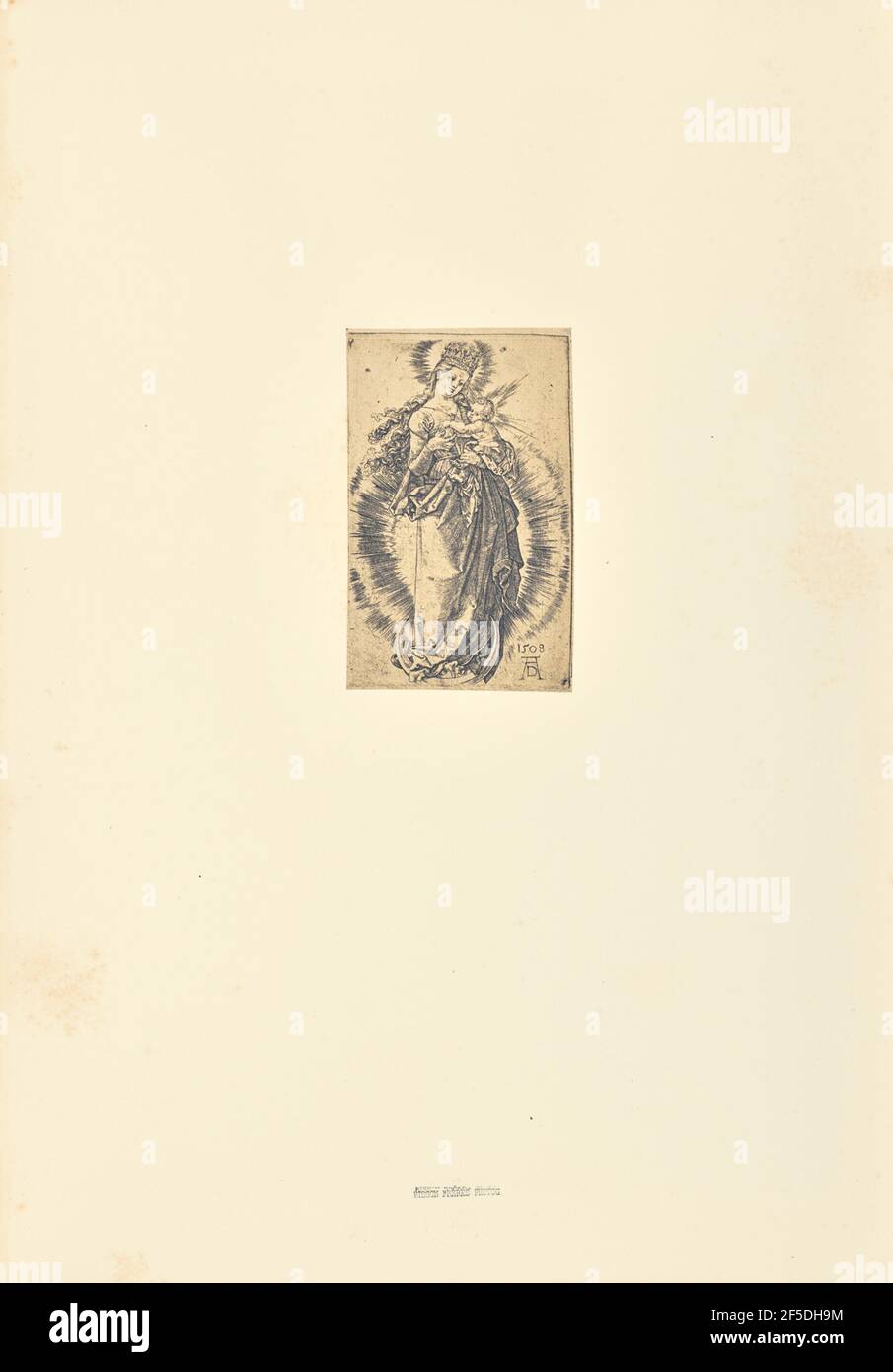 La Vierge à la couronne d'étoiles. Bisson Frères (français, actif 1840 - 1864) Banque D'Images