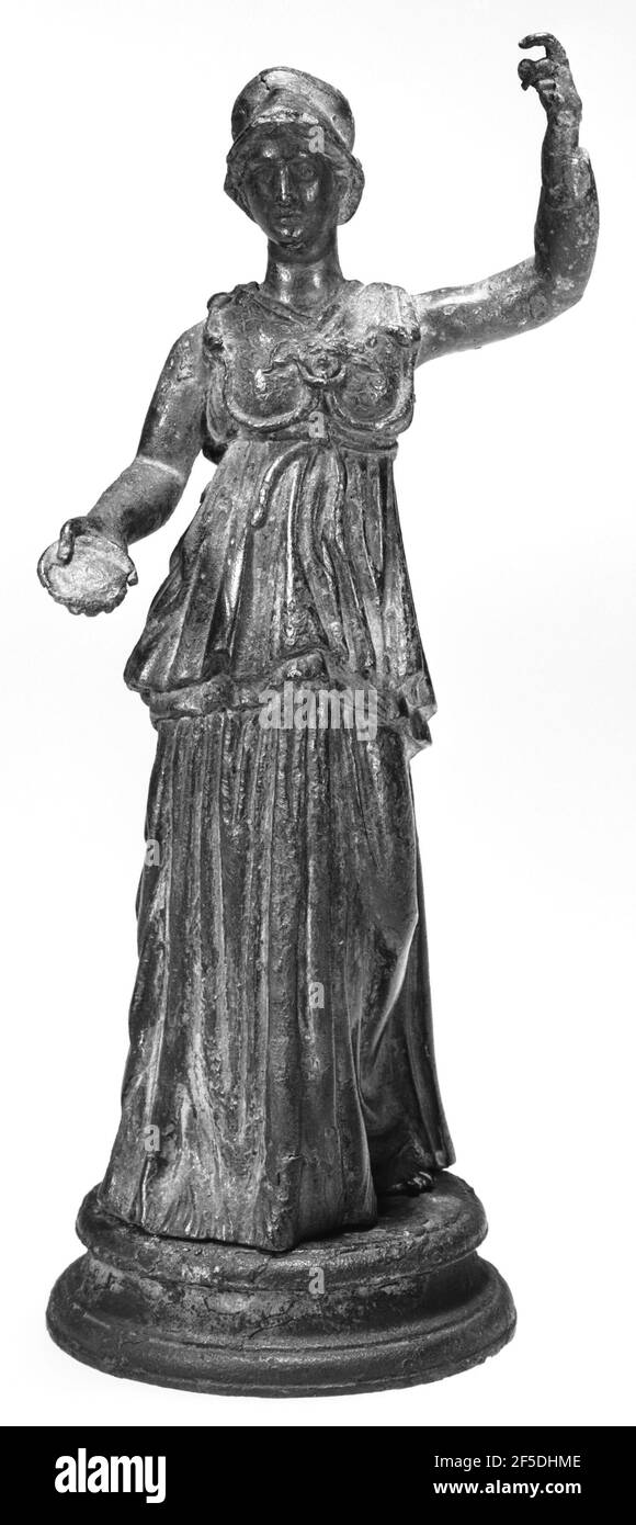 Statuette de Minerva. Inconnu Banque D'Images