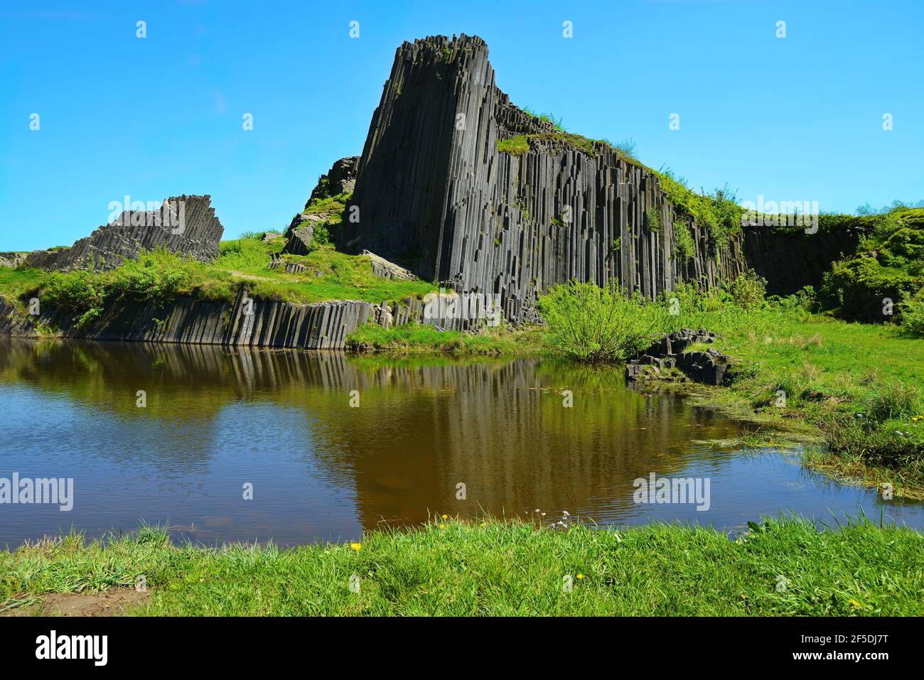 Monument national naturel de Panska Skala près de Kamenicky Senov en République tchèque. Banque D'Images