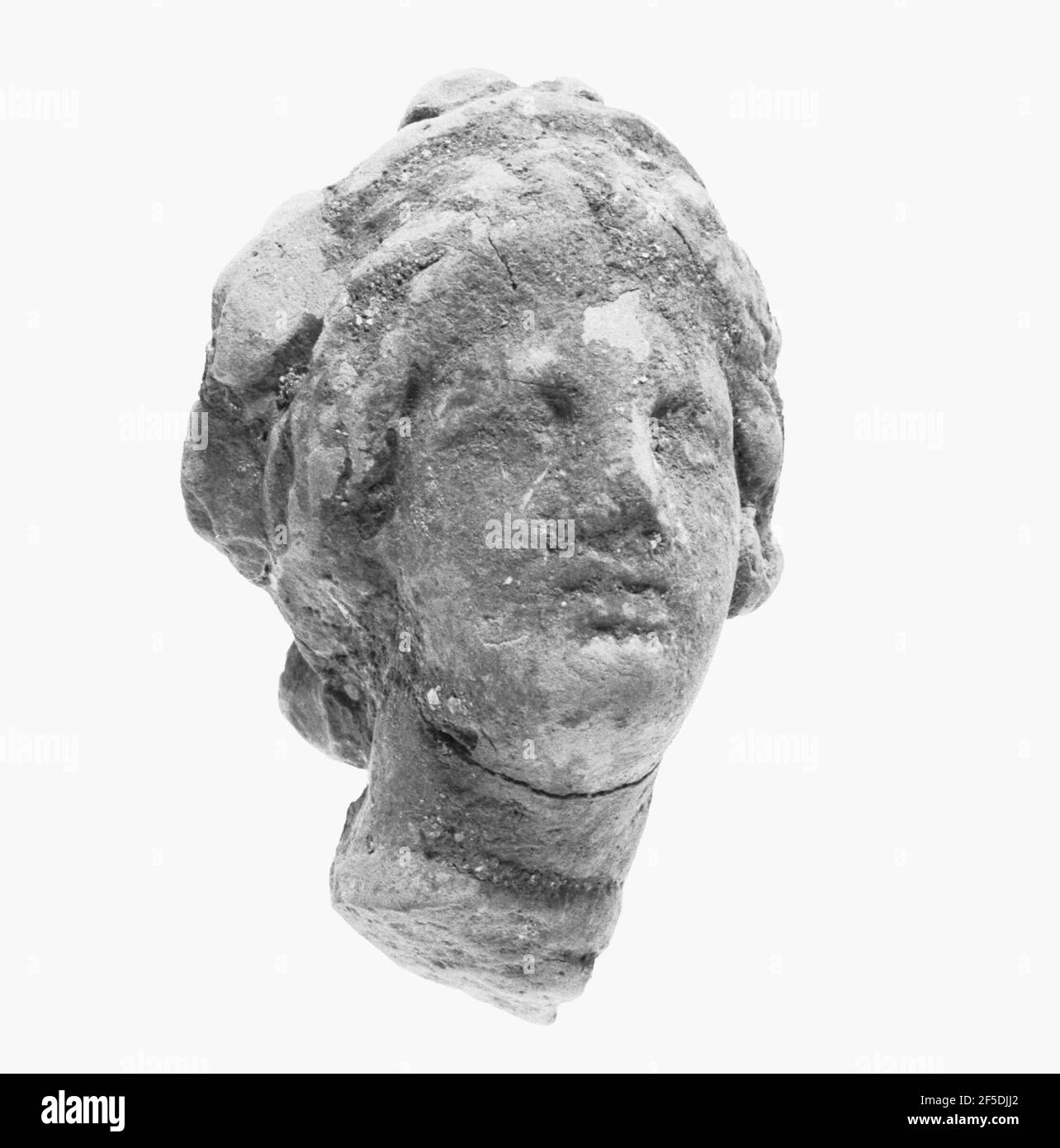 Dirigez-vous avec Melon Coiffure et Wreath. Inconnu Banque D'Images