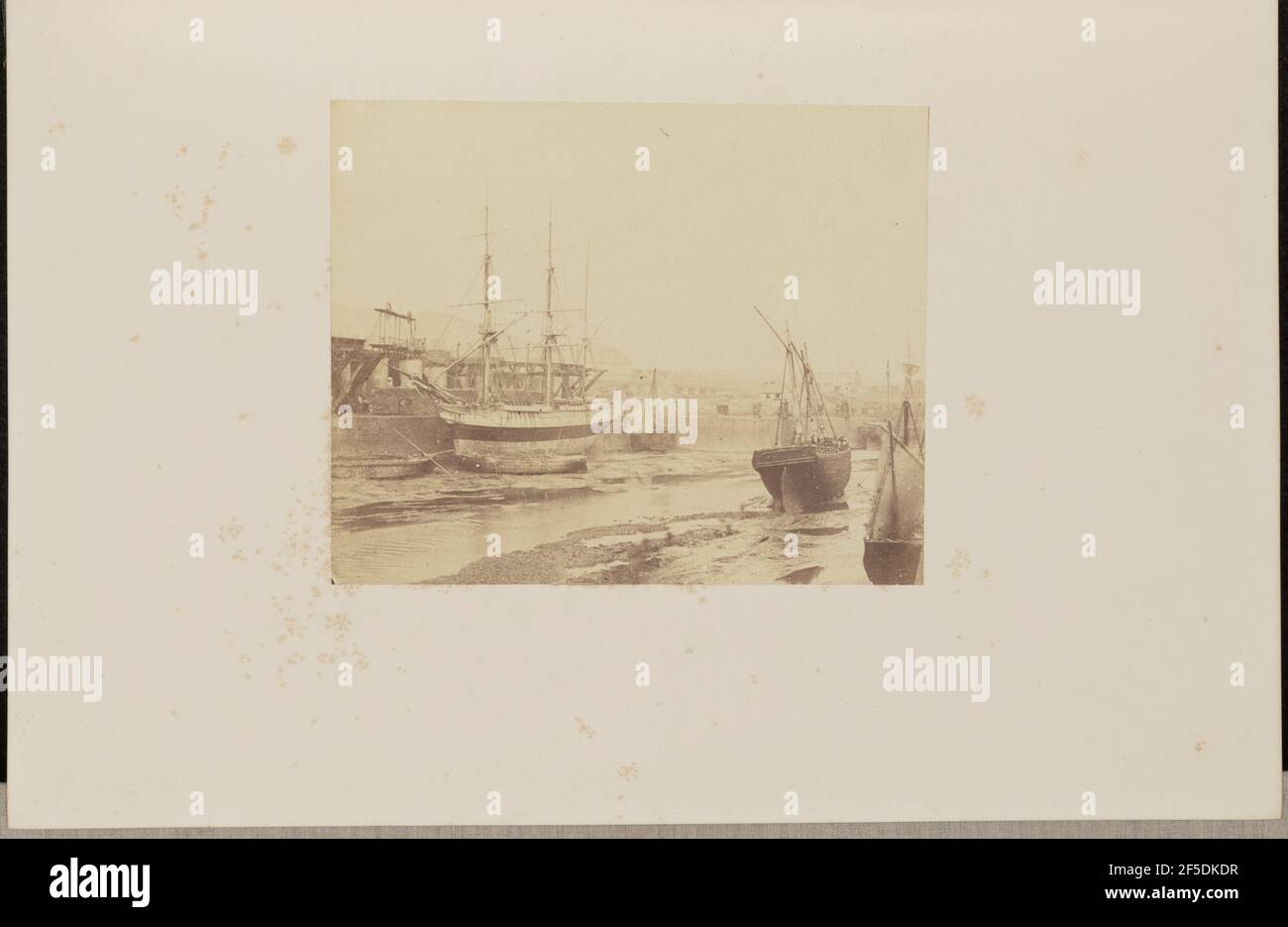 Le flotteur à Swansea. Alfred Rosling (Grande-Bretagne, 1802 - 1880) Banque D'Images