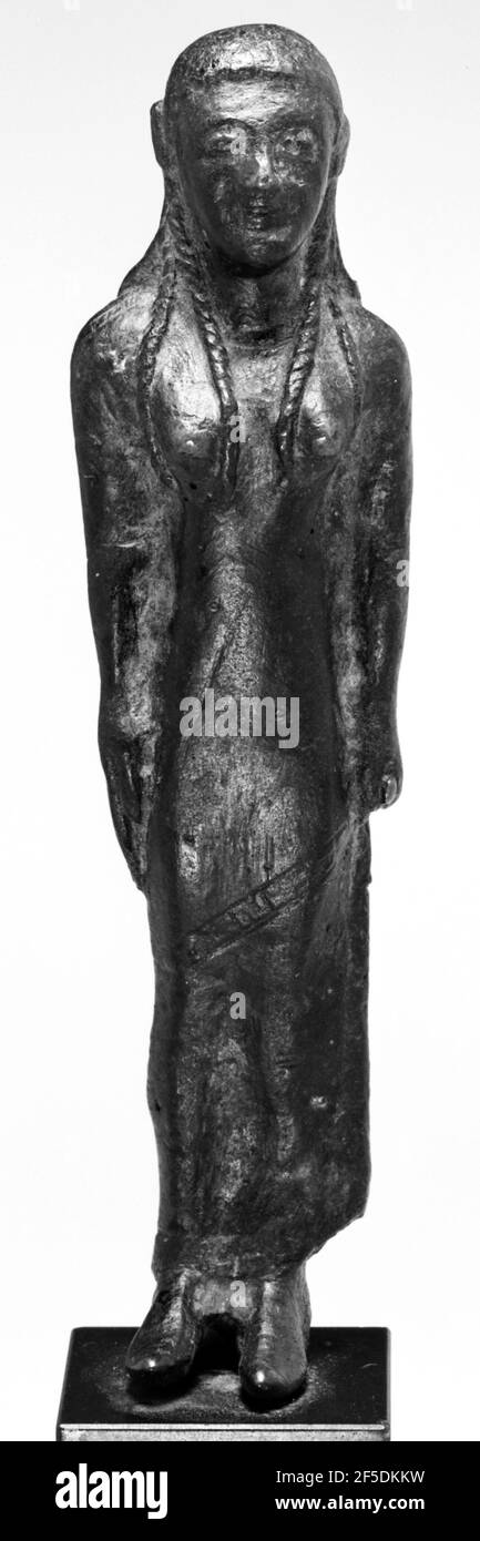Imitation d'un Kore étrusque. Inconnu Banque D'Images
