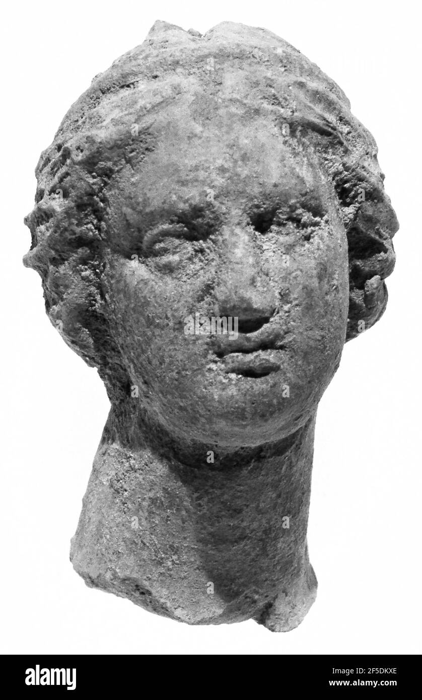 Tête avec Kinidian Coiffeur. Inconnu Banque D'Images