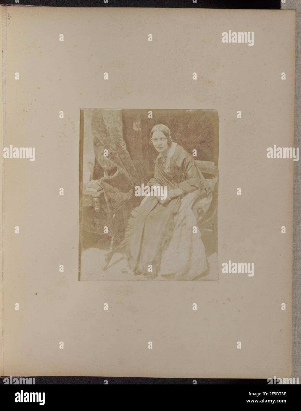 Mme Matilda (Rigby) Smith. Hill & Adamson (écossais, actif 1843 - 1848) Banque D'Images