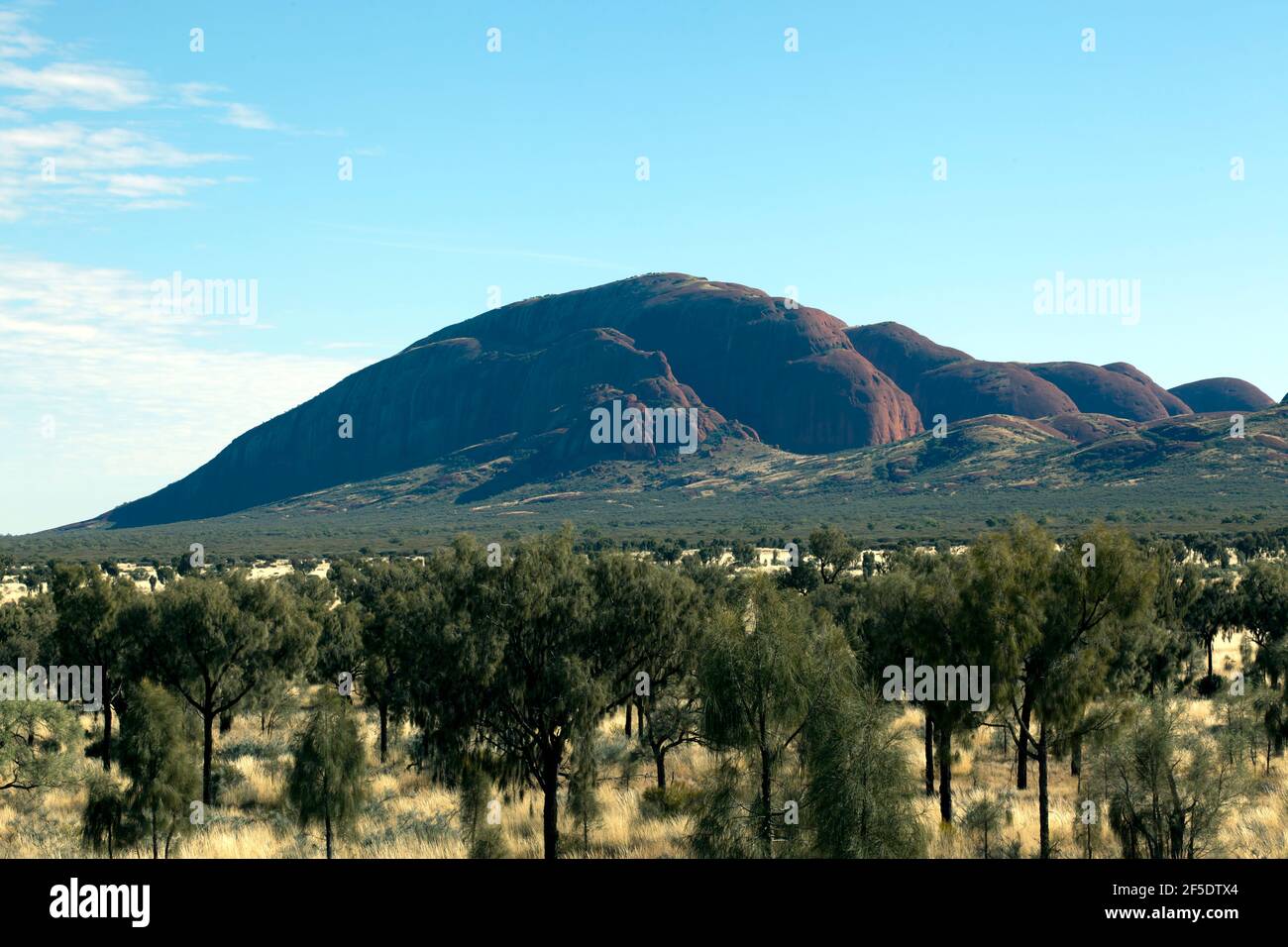 Vue sur une partie de Kata Tjuta dans le parc national Uluru–Kata Tjuta, territoire du Nord, Australie Banque D'Images