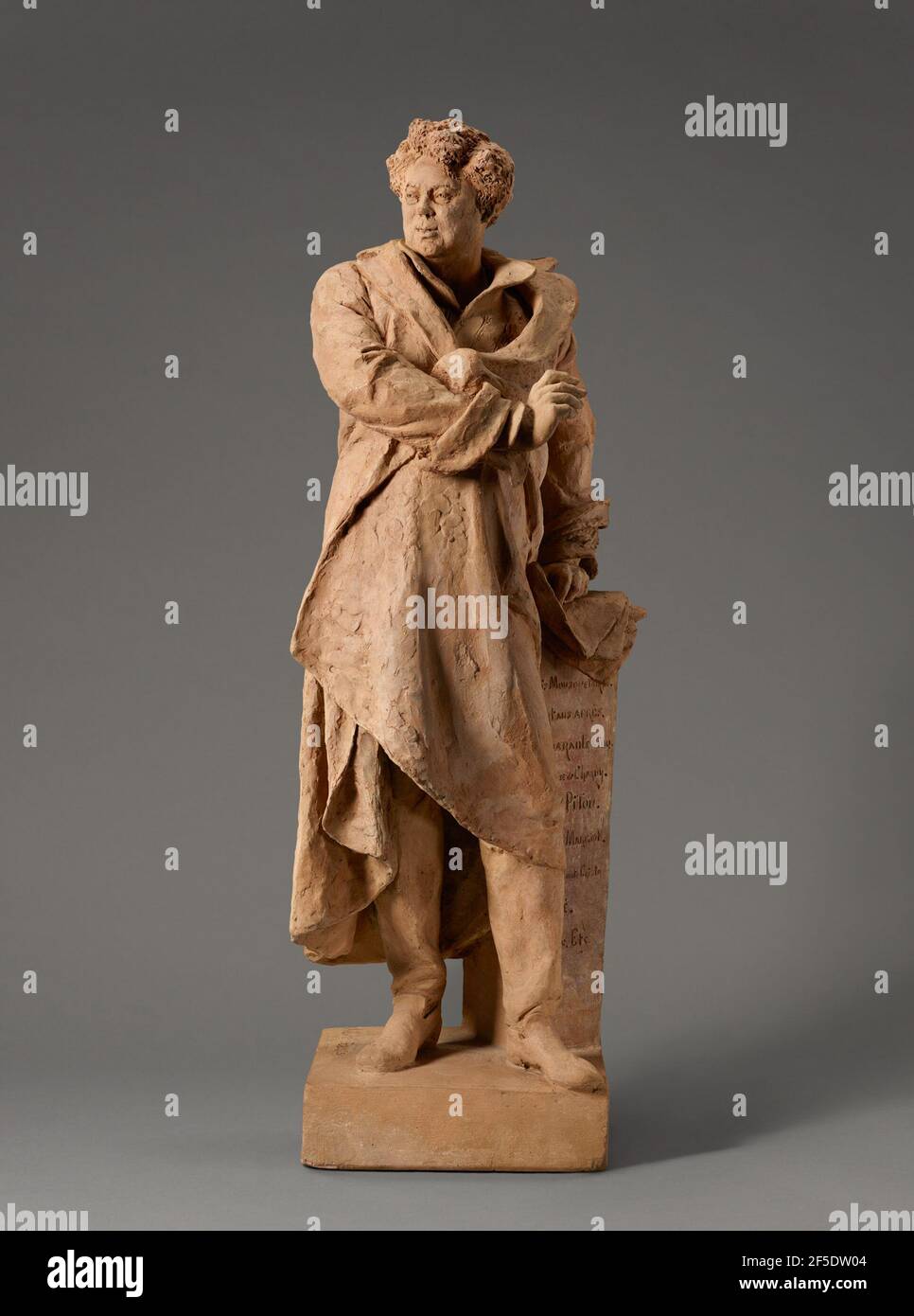 Modèle pour un monument à Alexandre Dumas, père (1802 - 1870). Albert-Ernest Carrier-Belleuse (français, 1824 - 1887) Banque D'Images