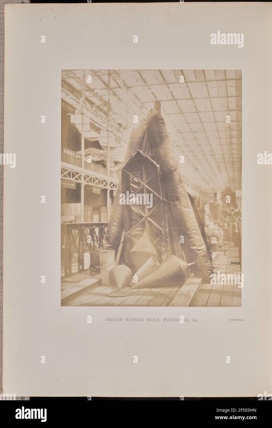 Inde-Boat en caoutchouc, pontons, etc. Banque D'Images