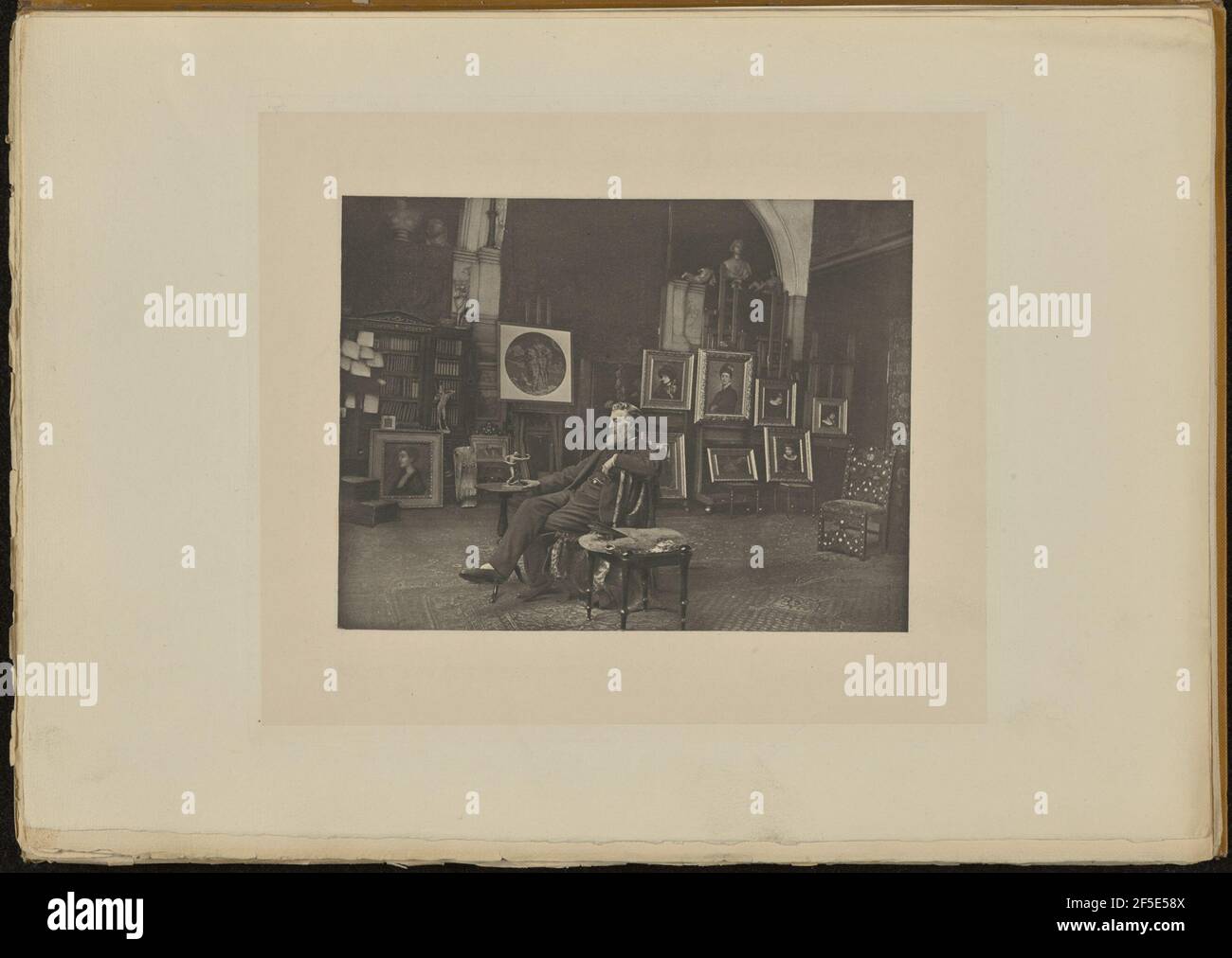 Sir Frederic Leighton, P.R.A., D.C.L., LL.D.. J. P. Mayall (Grande-Bretagne, 1839 - 1906) Banque D'Images