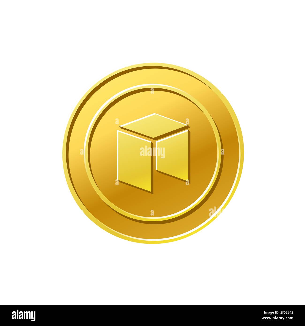LA CRYPTO-monnaie NÉO. ICÔNE DE pièce DE tableau DE bord NEO Image  Vectorielle Stock - Alamy