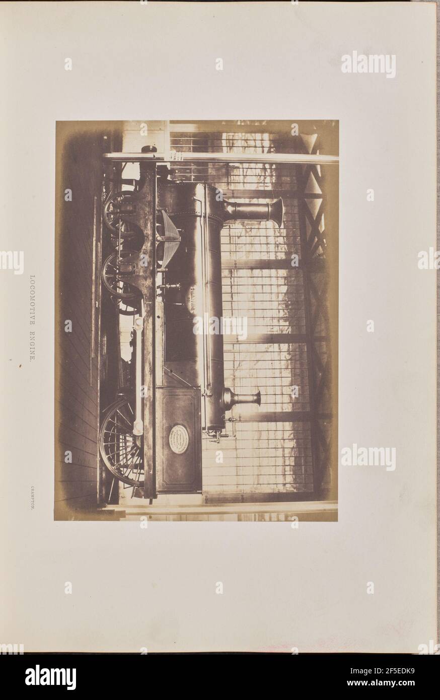 Moteur de locomotive. Banque D'Images