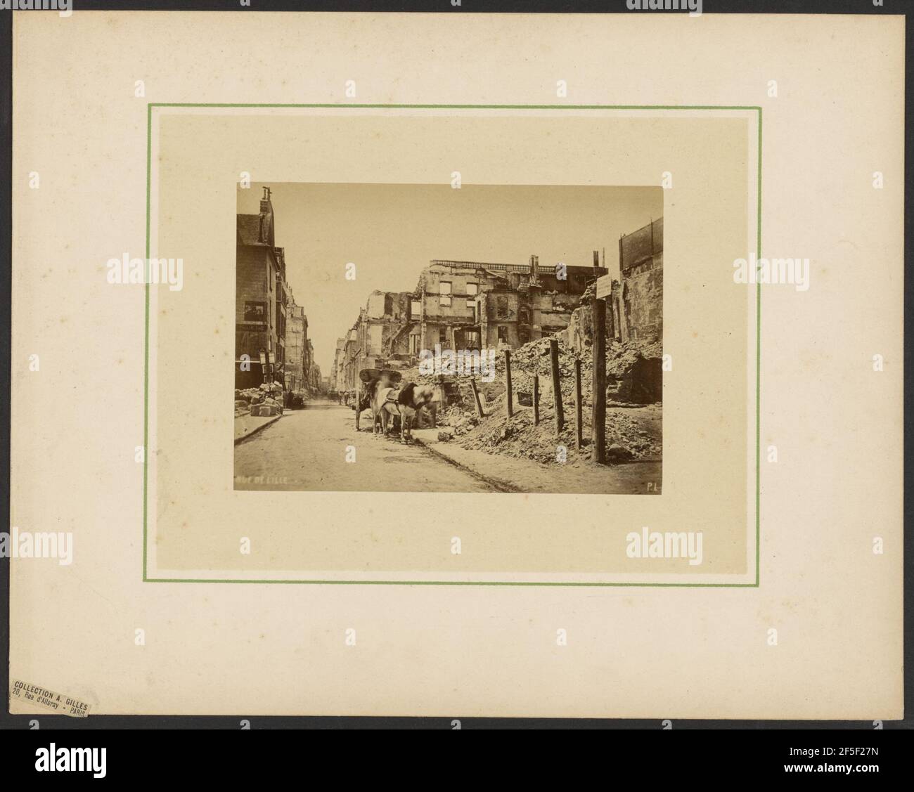 Rue de Lille. Alphonse J. Liebert (français, 1827 - 1913) Banque D'Images