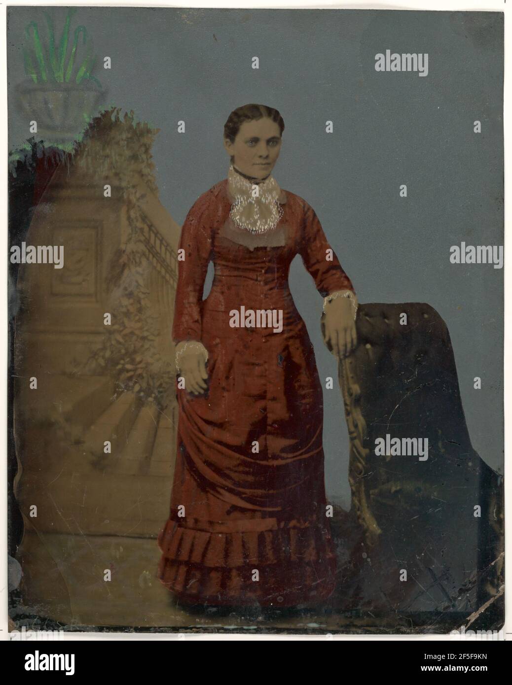 Portrait de la jeune femme. Inconnu Banque D'Images