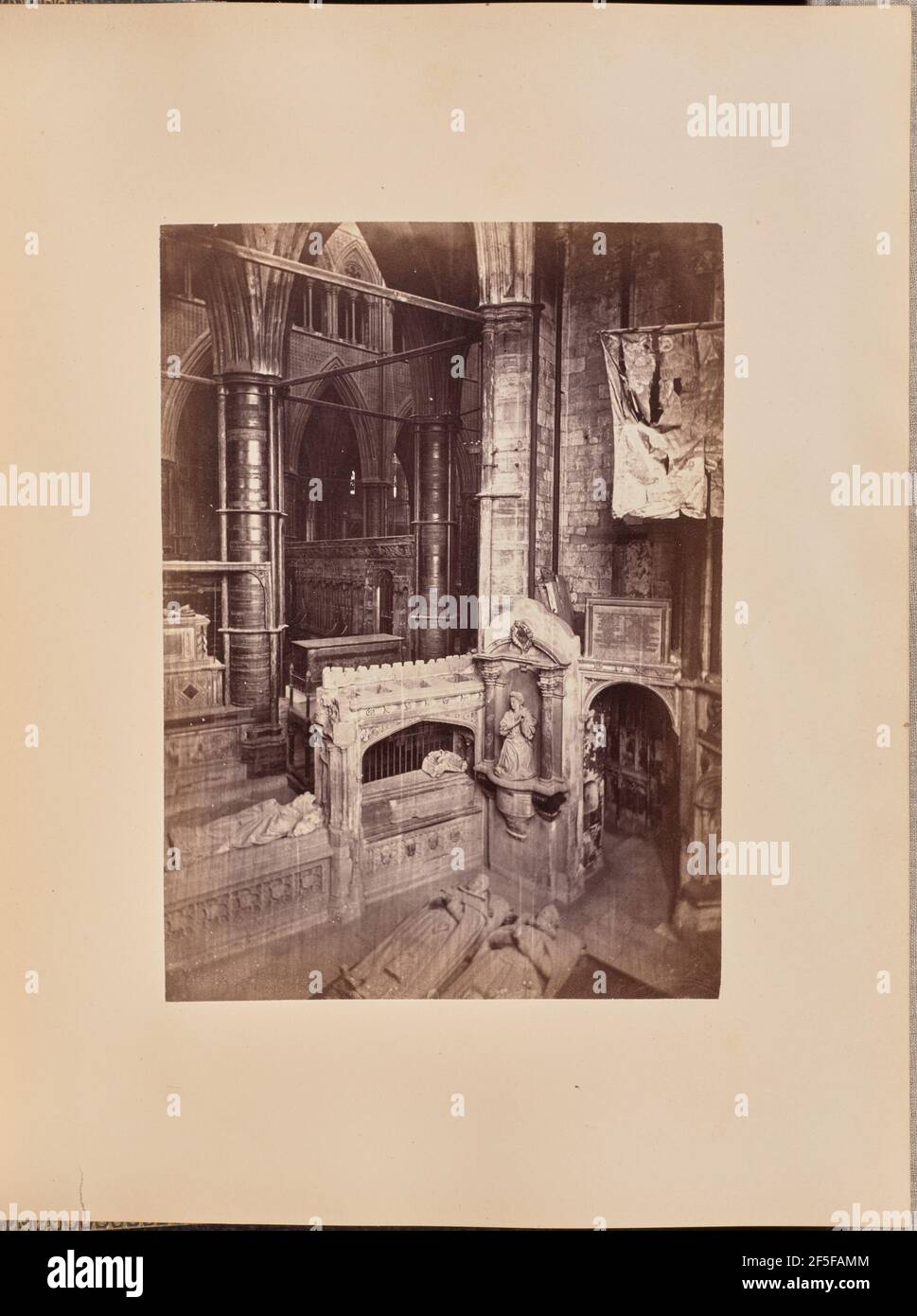 Chapelle Saint-Jean-Baptiste. John Harrington (britannique, actif des années 1860 à 1870) Banque D'Images