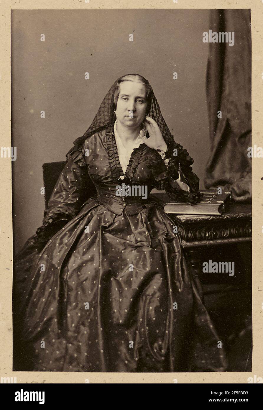 Portrait d'une femme. Banque D'Images