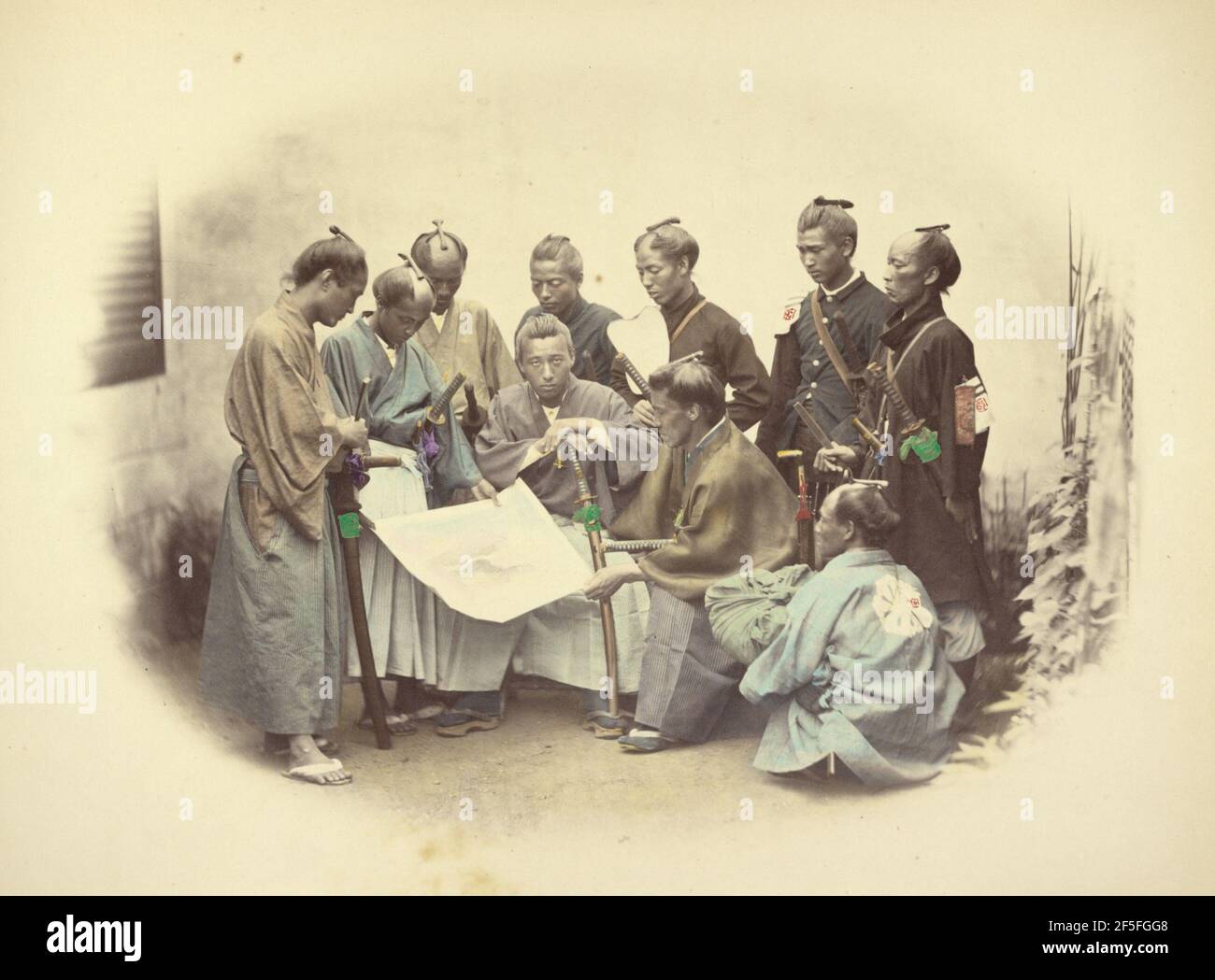 Général de Satsuma. Felice Beato (anglais, né en Italie, 1832 - 1909) Banque D'Images