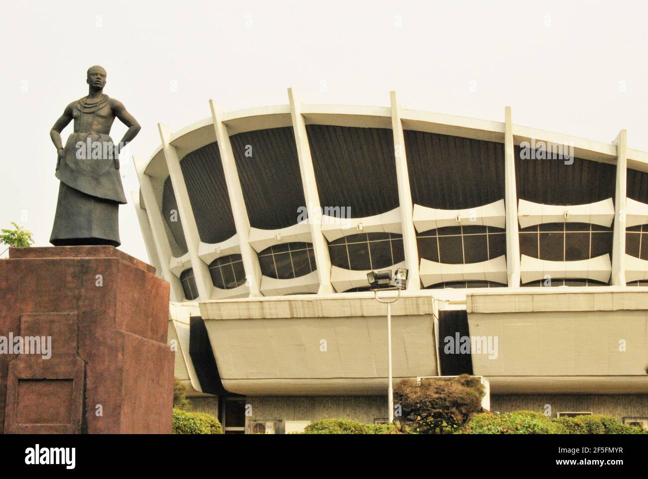 National Arts Theatre, Iganmu, Lagos, Nigeria. Banque D'Images