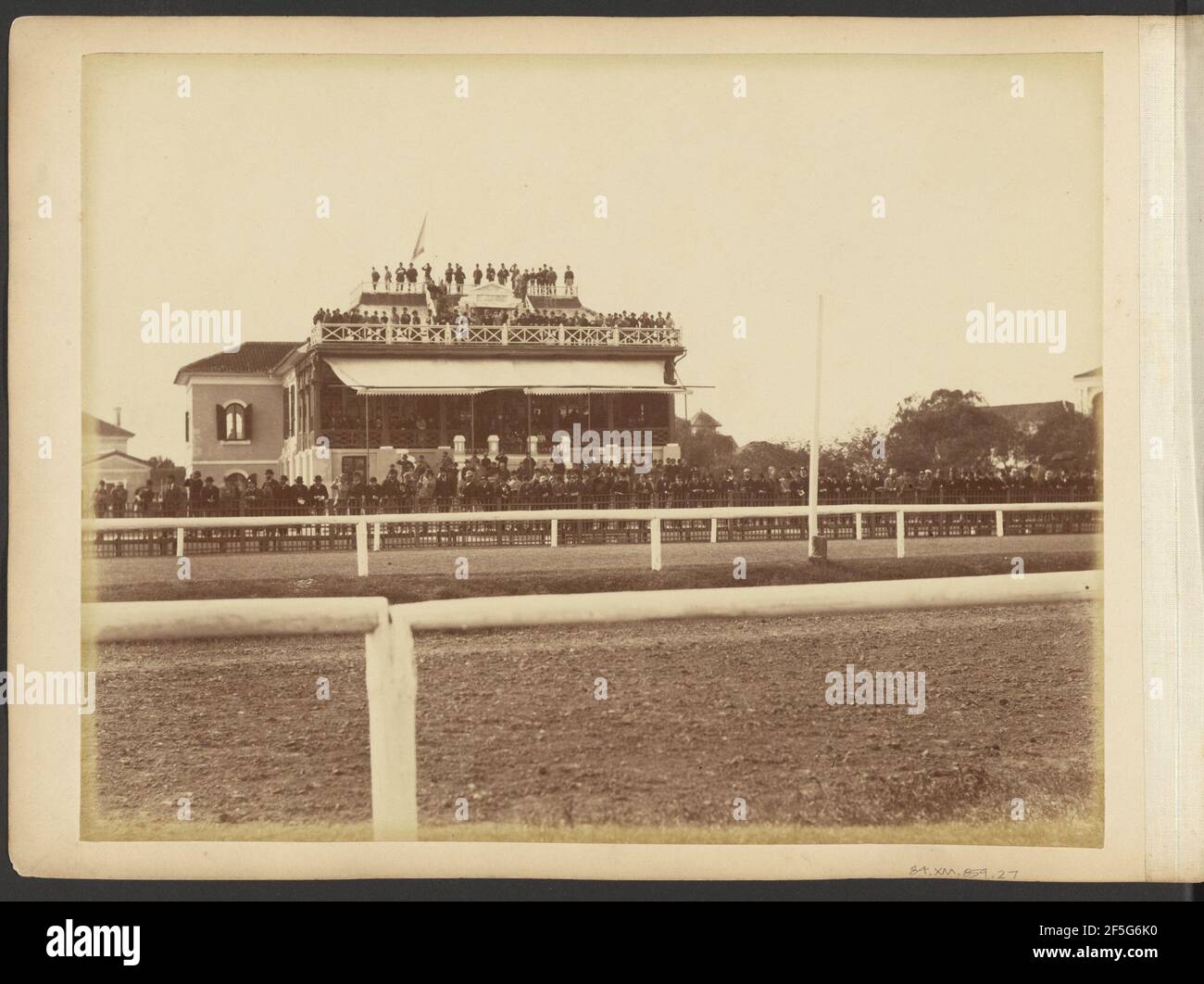 L'hippodrome de Shanghai. John Thomson (écossais, 1837 - 1921) Banque D'Images