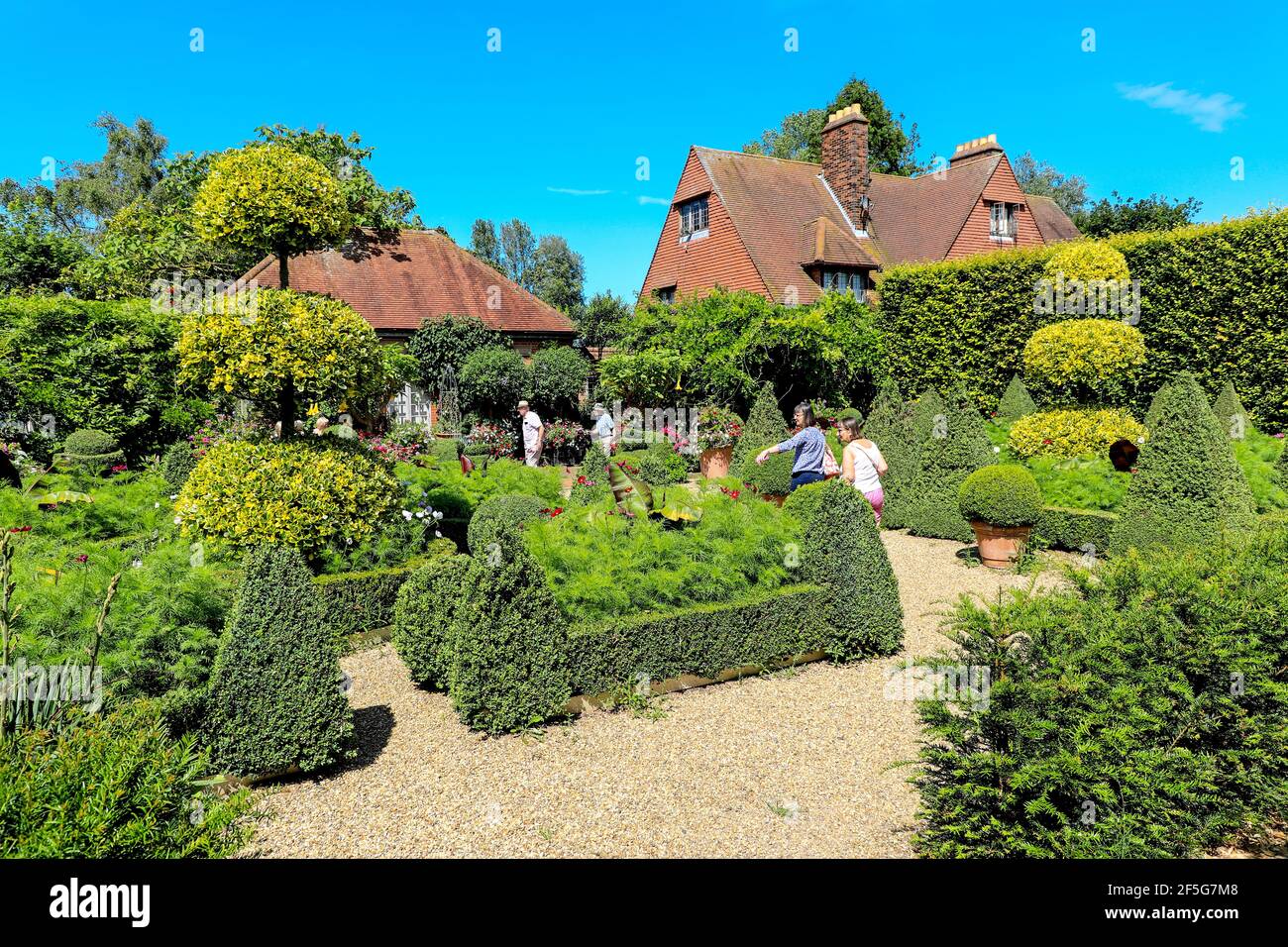 East Ruston Old Vicarage Garden, East Ruston, Norfolk, Angleterre, Royaume-Uni Banque D'Images