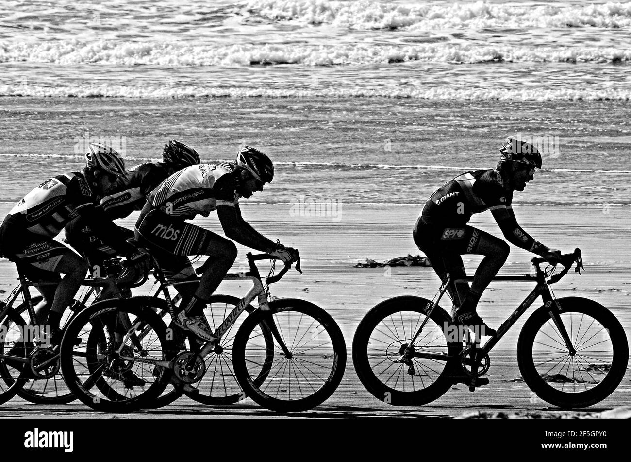 Cyclisme avec le Peloton Banque D'Images Cyclisme avec le Peloton Banque D'Images