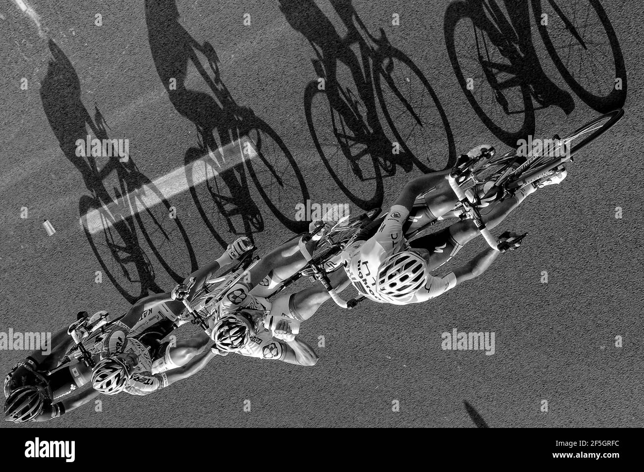 Cyclisme avec le Peloton Banque D'Images Cyclisme avec le Peloton Banque D'Images