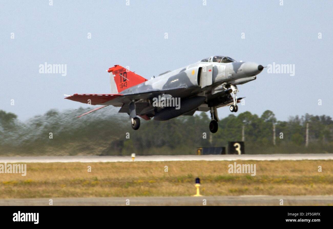 QF-4F AFB TYNDALL 2004. Banque D'Images