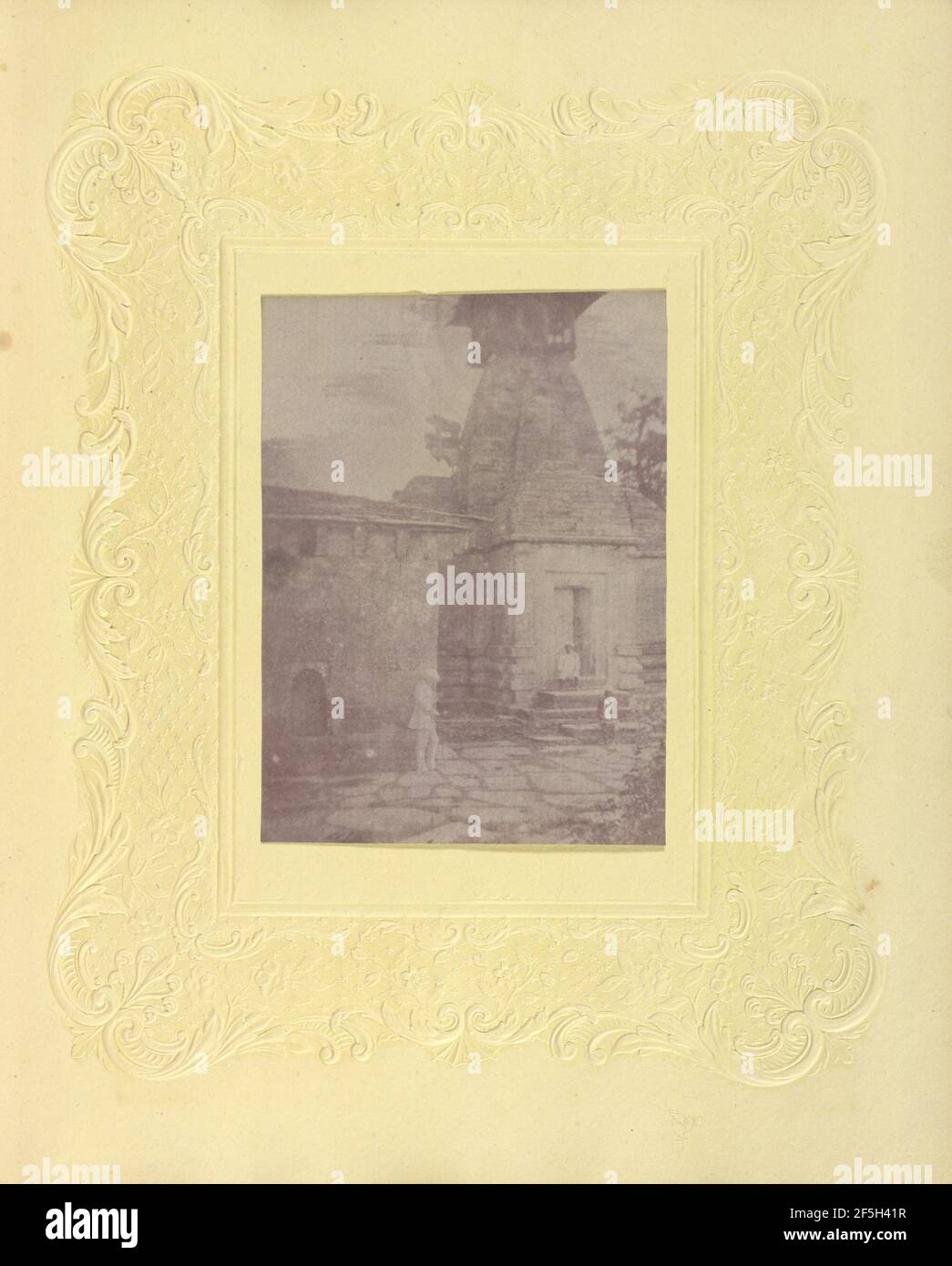 Temple, Inde. Inconnu fabricant, britannique, Inde active vers 1843 Banque D'Images