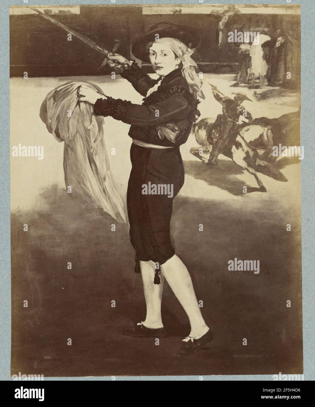 « Mlle V. en costume d'Espada » par Manet. Anatole Godet (français, 1839 - 1887) Banque D'Images