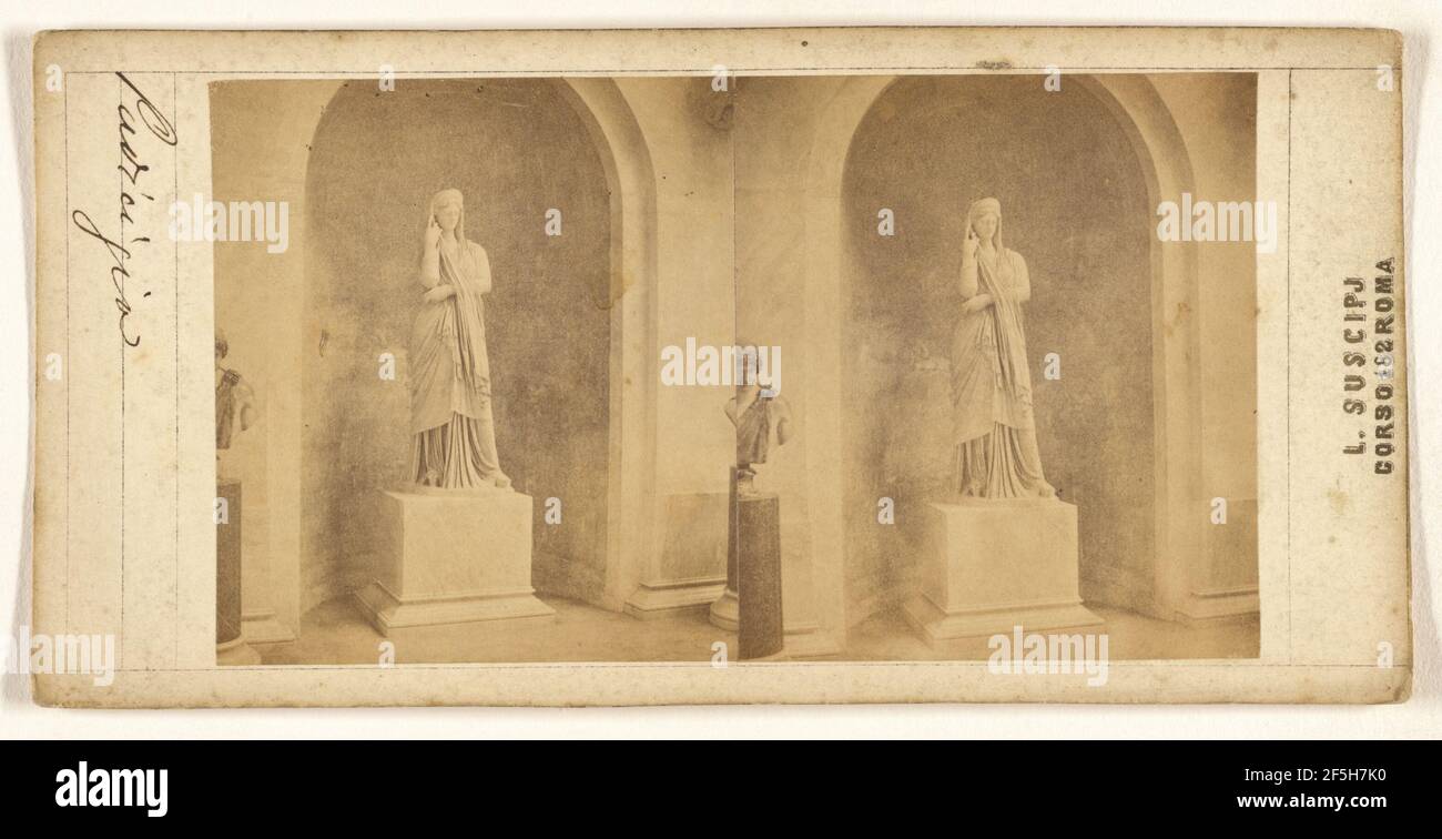 Pudicizia. Lorenzo Suscipi (italien, 1802 - 1885) Banque D'Images