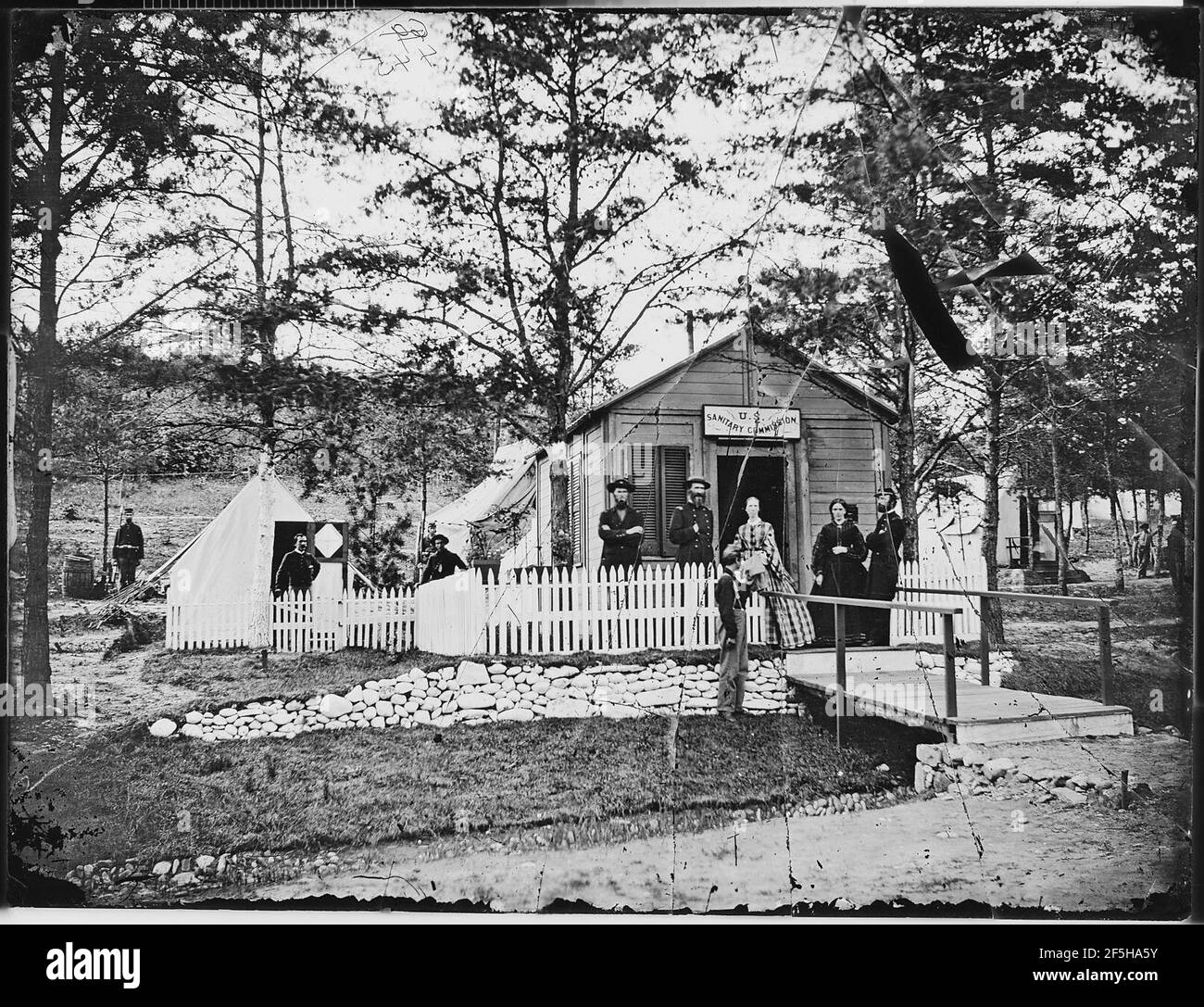 Quartiers de la Commission sanitaire des États-Unis (4166326737). Banque D'Images