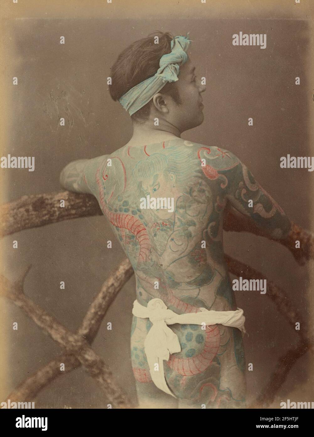 Tatouage japonais. Banque D'Images