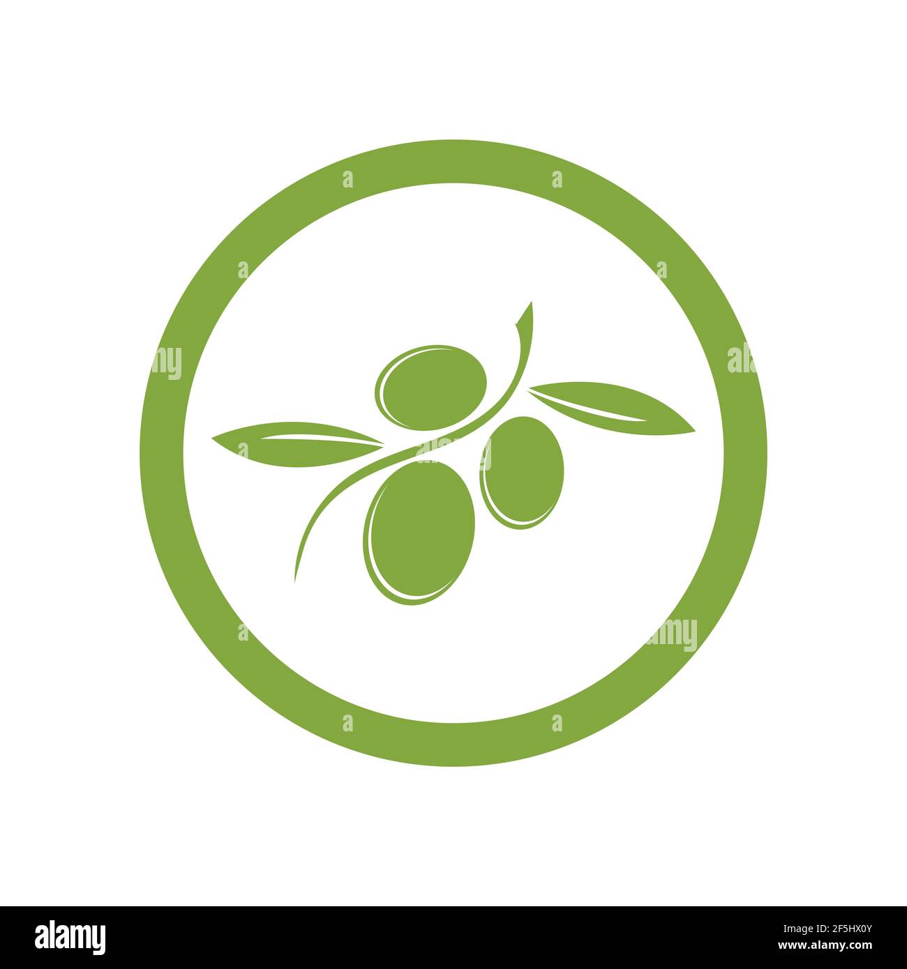 motif vectoriel de modèle de logo olive Illustration de Vecteur