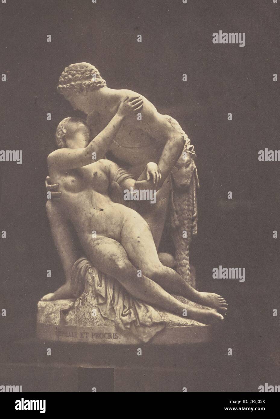 Céphalie et Procris. Attribué à Claude-Marie Ferrier (français, 1811 - 1889) Banque D'Images