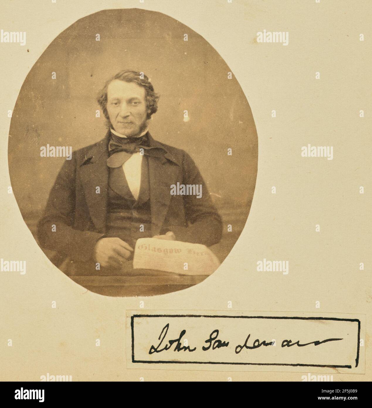 Portrait de John Sandeman. Fabricant inconnu Banque D'Images