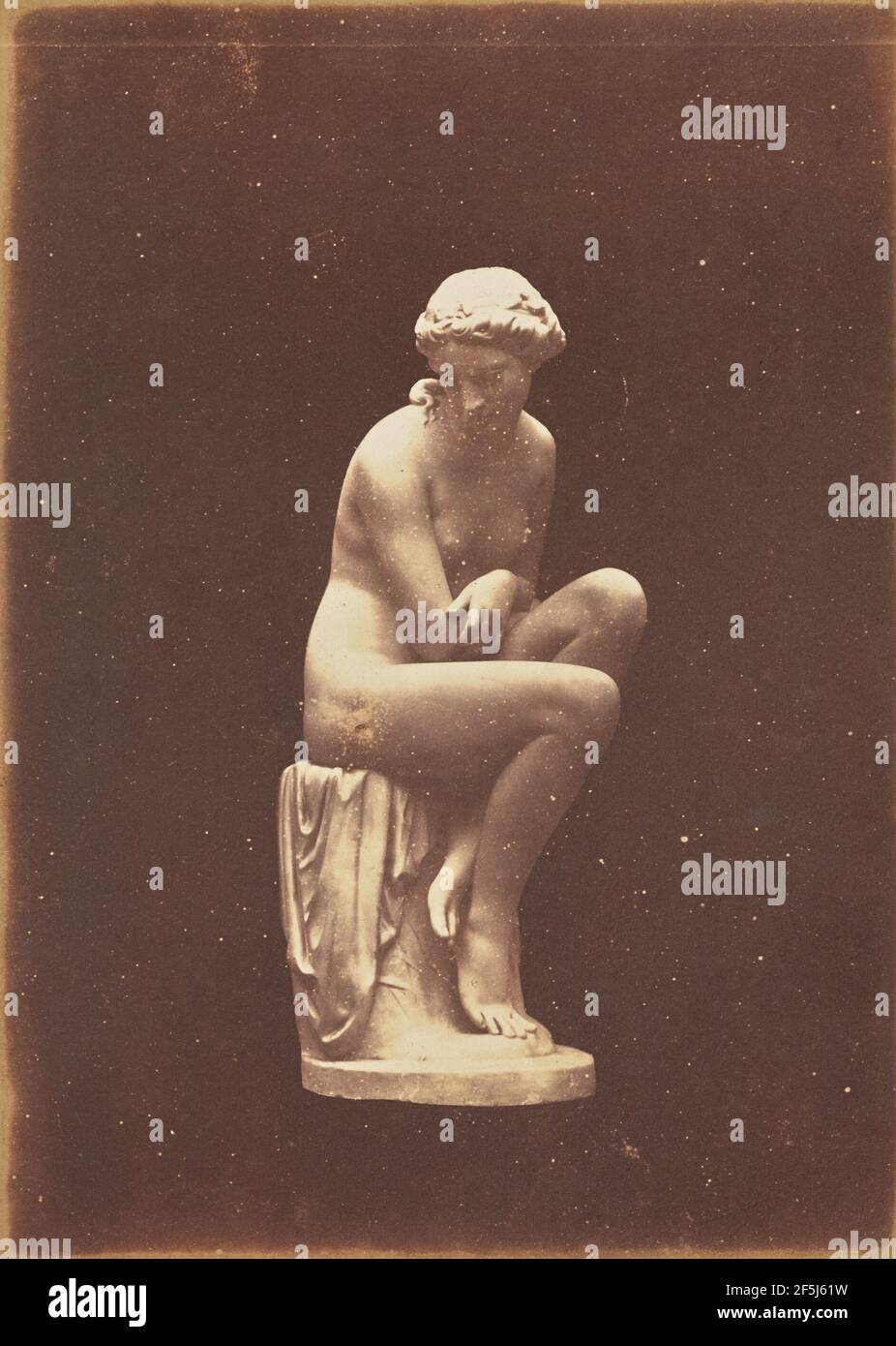 Une Bather. A Bather; Nikolaas Henneman et Thomas Malone (Active London, Angleterre, 1847/1848 - 1851); 1851–1852; imprimé en papier salé; 21.2 × 15.2 cm (8 3/8 × 6 po); 84.XO.699.3.30; Banque D'Images