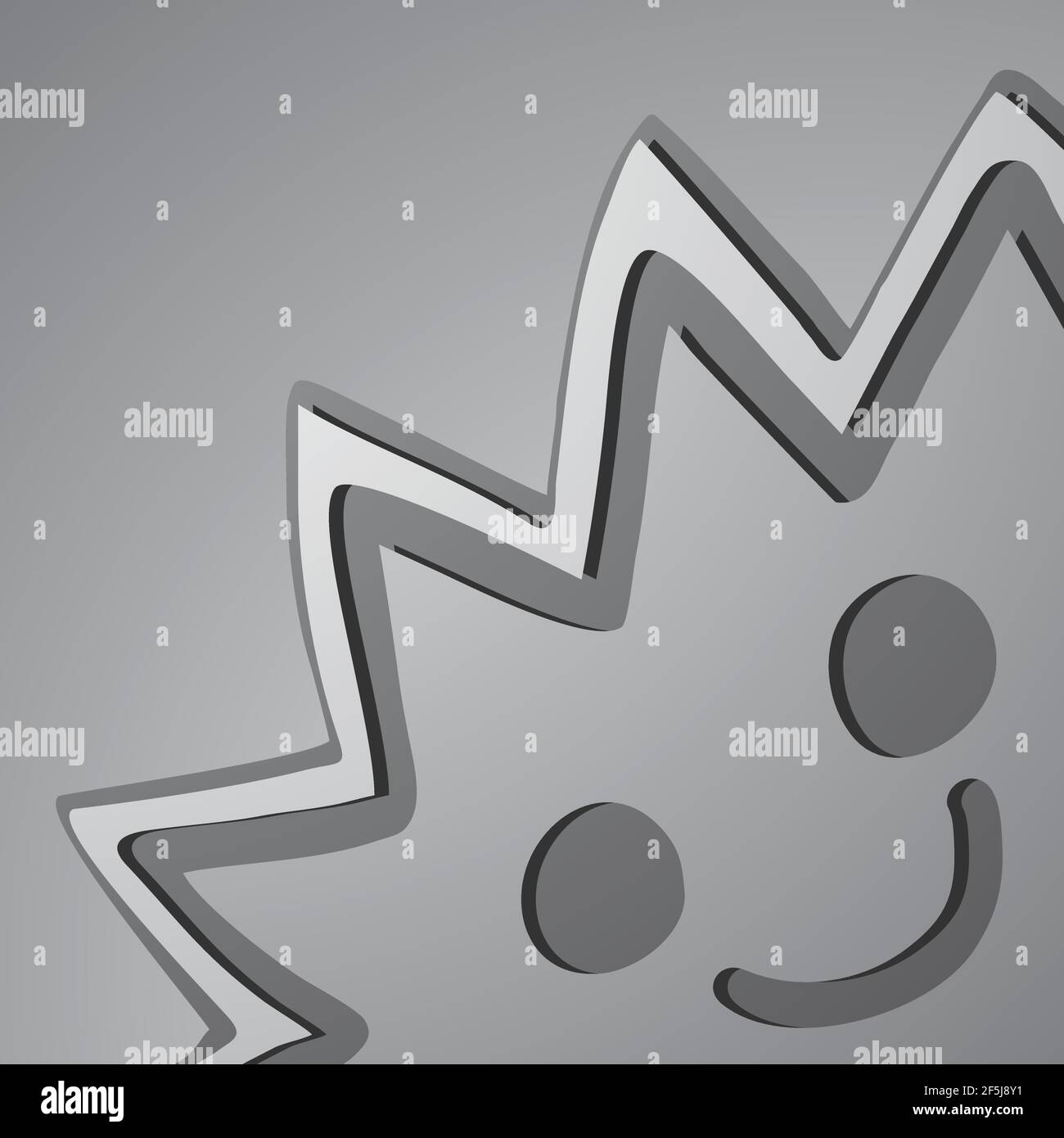 expression heureuse Illustration de Vecteur