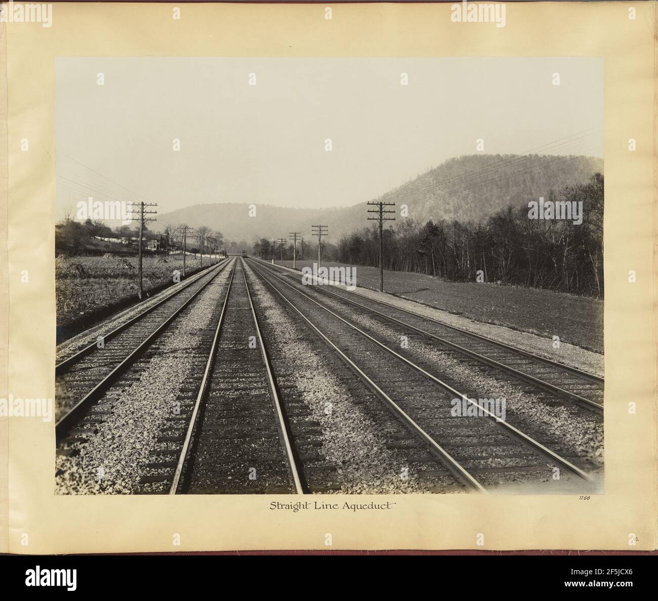 Aqueduc de la ligne droite. William H. Rau (américain, 1855 - 1920) Banque D'Images